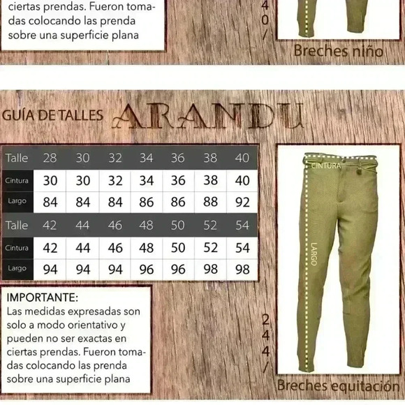 Argentine brand *Arandu* riding pants - Picture 6 of 6